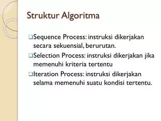 struktur algoritma