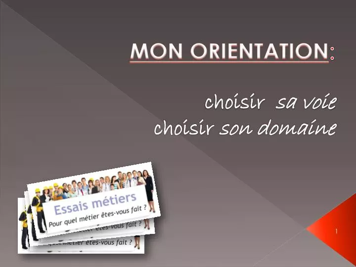 mon orientation choisir sa voie choisir son domaine