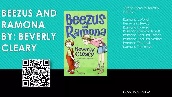 beezus and ramona by beverly cleary