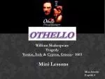 Othello - slide 1