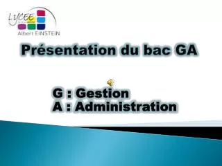 pr sentation du bac ga