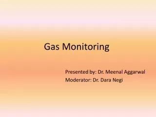 Gas Monitoring