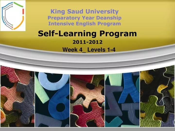 king saud university preparatory year deanship intensive english program