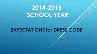 2014-2015 School year