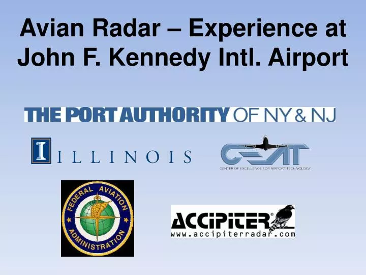 avian radar experience at john f kennedy intl airport