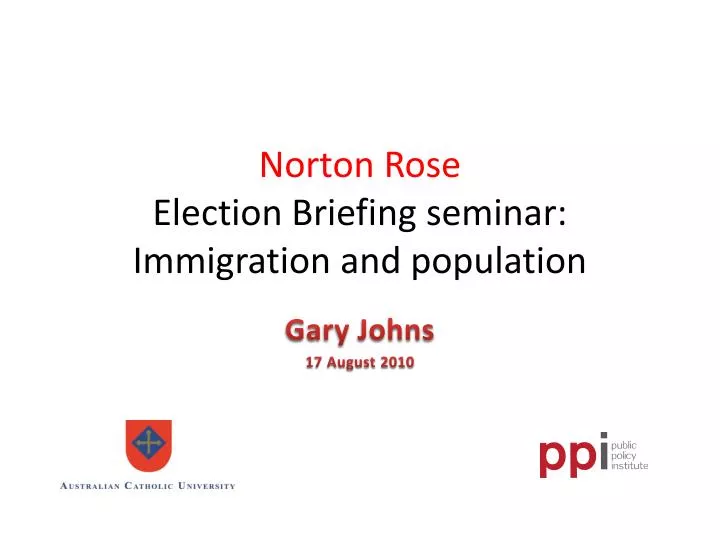 norton rose election briefing seminar immigration and population