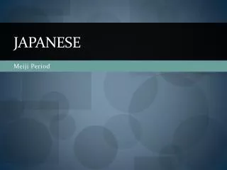 Japanese