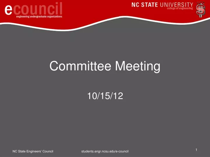 committee meeting