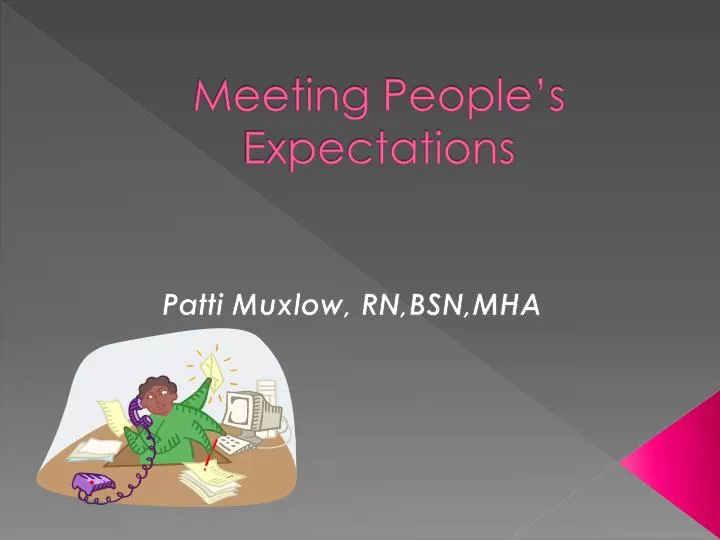 meeting people s expectations