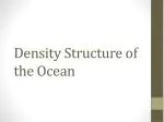 Density Structure of the Ocean - slide 1