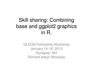 Skill sharing: Combining base and ggplot2 graphics in R.