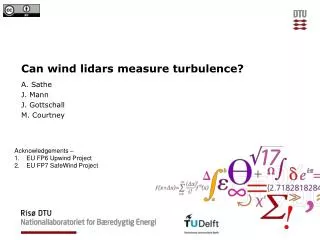 Can wind lidars measure turbulence?