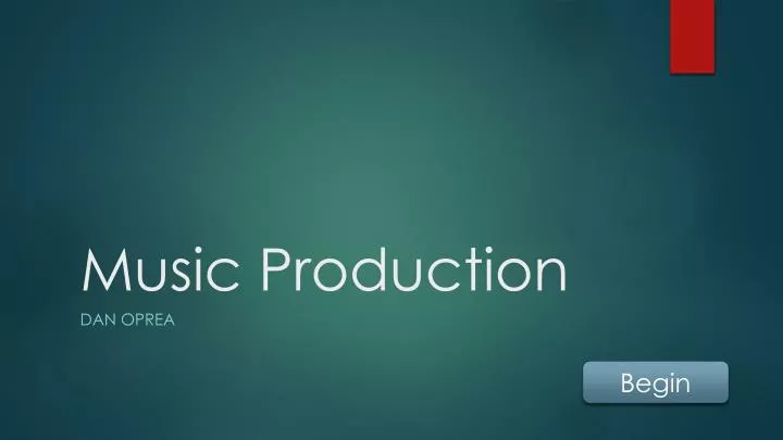 music production