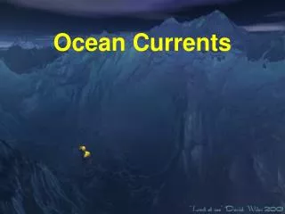 Ocean Currents