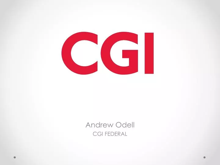 andrew odell cgi federal