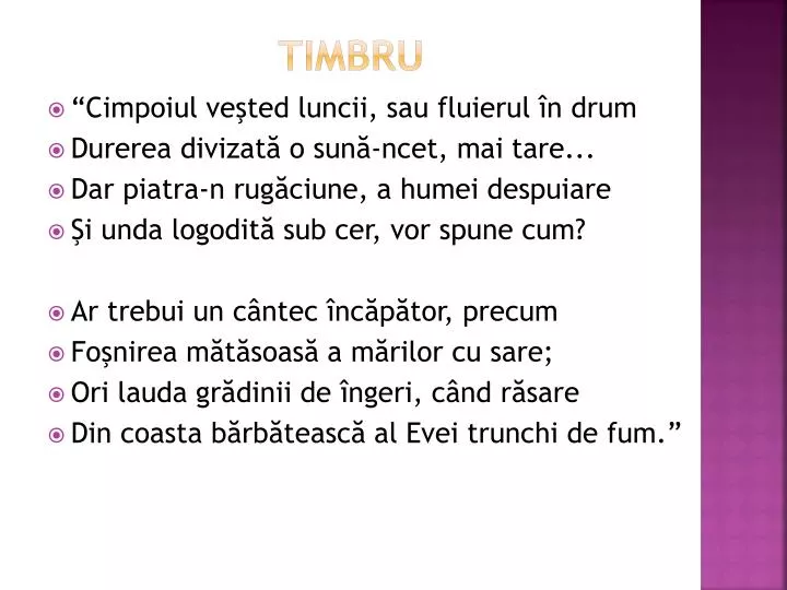 timbru