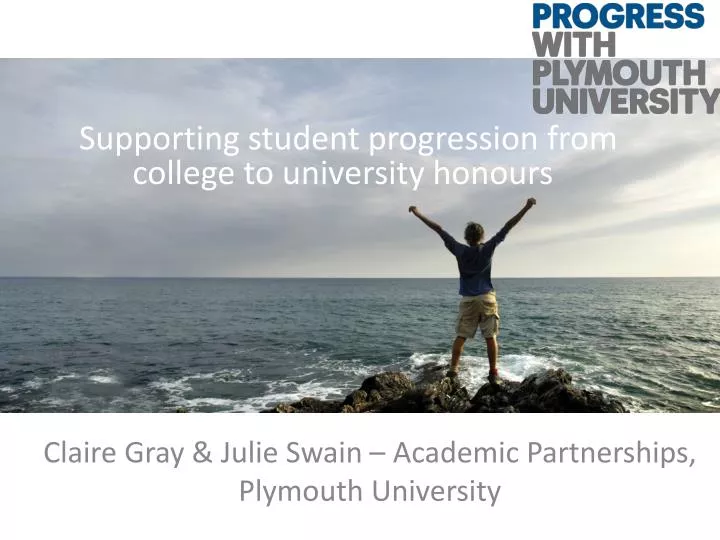 claire gray julie swain academic partnerships plymouth university
