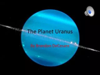 t he planet uranus