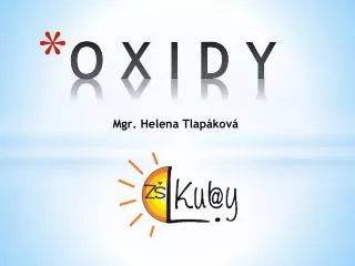 o x i d y