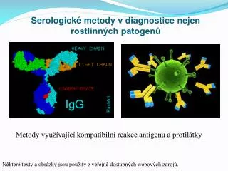 Serologické metody v diagnostice nejen rostlinných patogenů