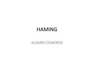 haming