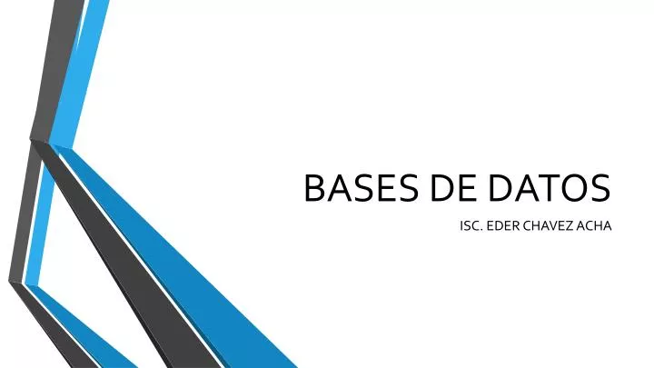 bases de datos