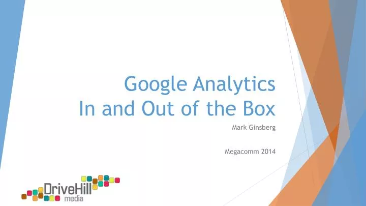 google analytics in and out of the box
