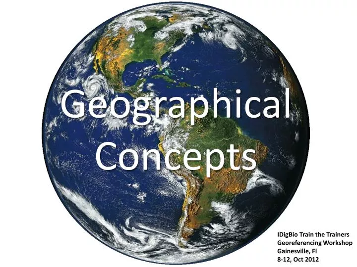 geographical concepts