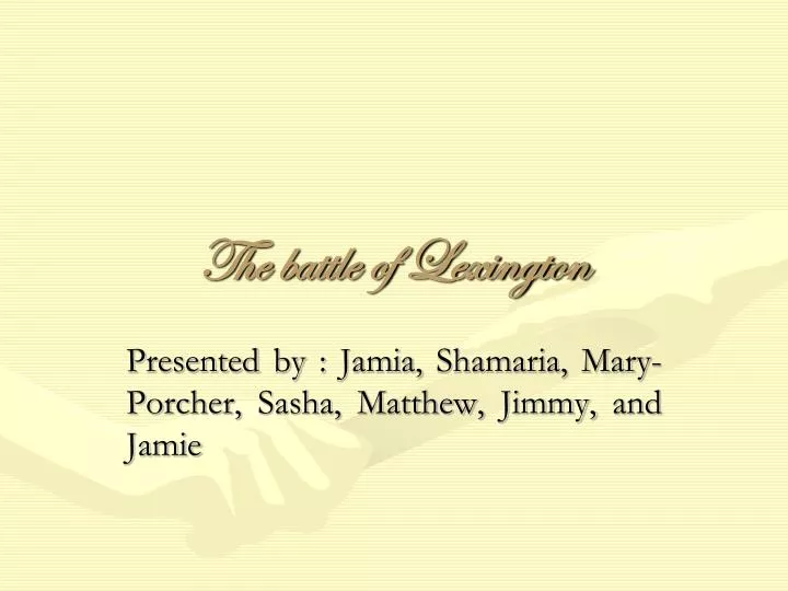 the battle of lexington