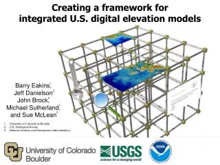 Creating a framework for integrated U.S . digital elevation models