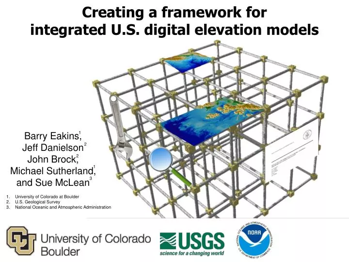 creating a framework for integrated u s digital elevation models
