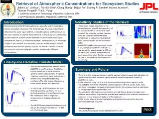 Retrieval of Atmospheric Concentrations for Ecosystem Studies