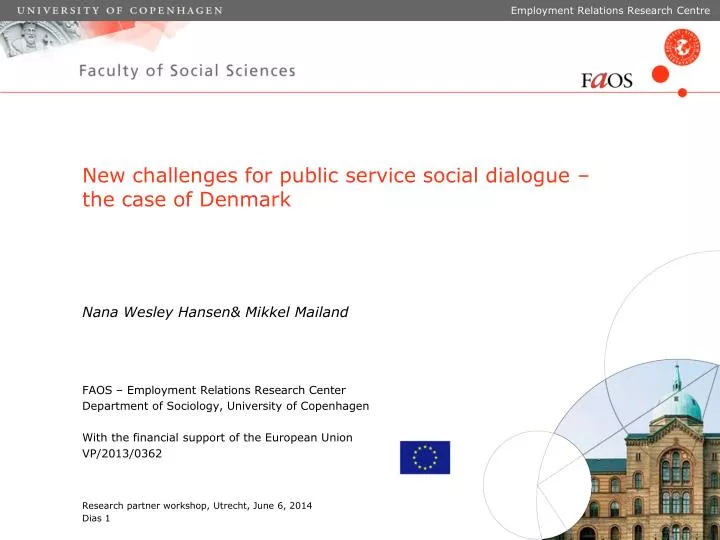 new challenges for public service social dialogue the case of denmark