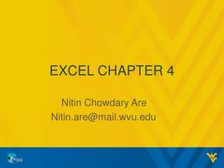 Excel chapter 4
