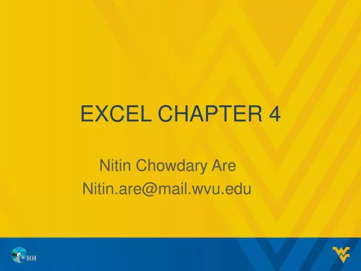 excel chapter 4