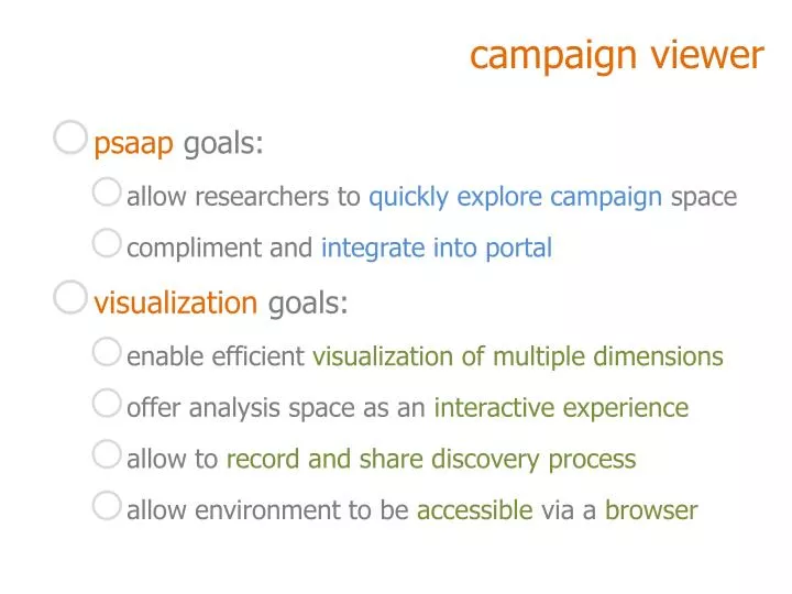 campaign viewer