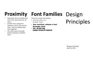 Design Principles