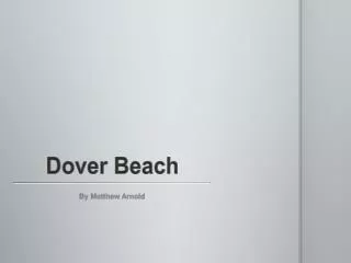 dover beach