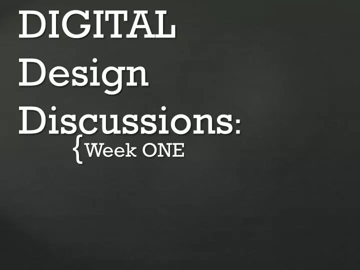 digital design discussions