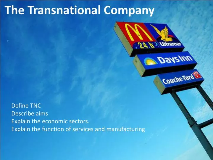 the transnational company
