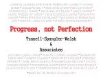Progress, not Perfection - slide 1