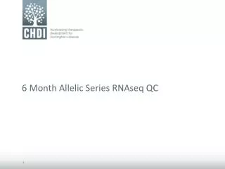 6 Month Allelic Series RNAseq QC