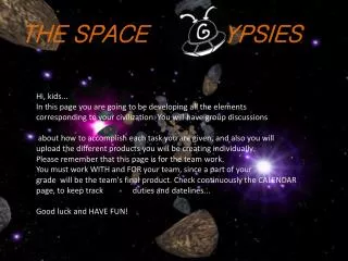 THE SPACE YPSIES