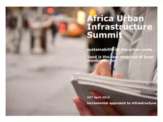 incremental approach to infrastructure