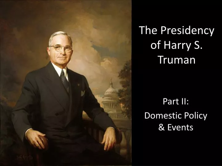 the presidency of harry s truman