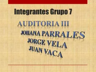 integrantes grupo 7