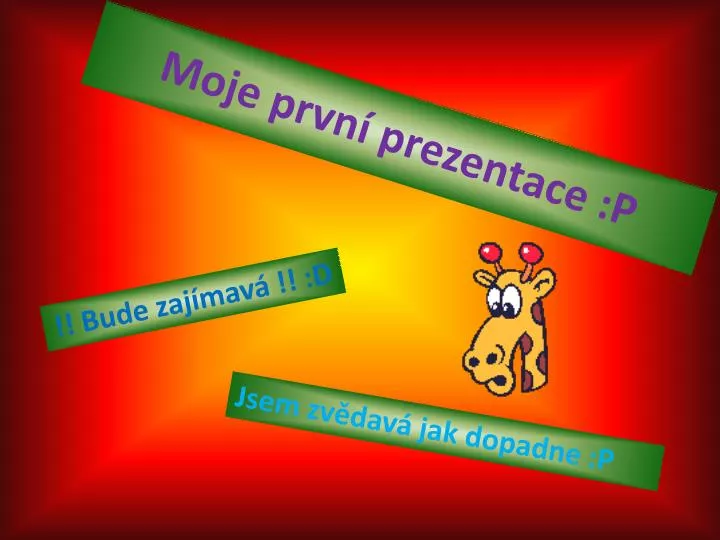 moje prvn prezentace p