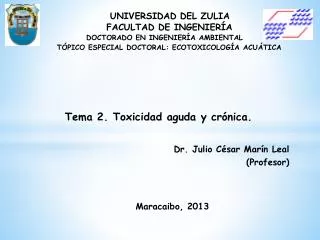 dr julio c sar mar n leal profesor
