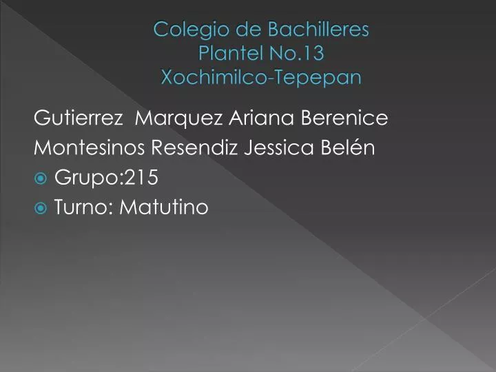 colegio de bachilleres plantel no 13 xochimilco tepepan