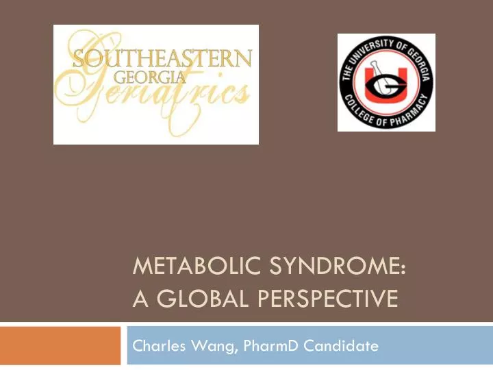 metabolic syndrome a global perspective